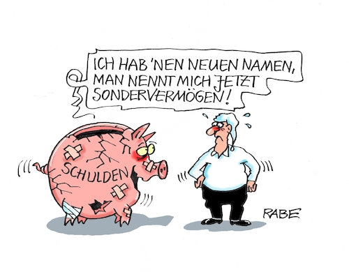 Cartoon: Sondervermögen (medium) by RABE tagged ampel,ampelregierung,rot,grün,gelb,fdp,spd,grüne,rabe,ralf,böhme,cartoon,karikatur,pressezeichnung,farbcartoon,tagescartoon,inflation,einkommen,rente,rentenpaket,bruch,streit,neuwahlen,schulden,sondervermögen,sparschwein,michel,sondierung,groko,schuldenbremse,ampel,ampelregierung,rot,grün,gelb,fdp,spd,grüne,rabe,ralf,böhme,cartoon,karikatur,pressezeichnung,farbcartoon,tagescartoon,inflation,einkommen,rente,rentenpaket,bruch,streit,neuwahlen,schulden,sondervermögen,sparschwein,michel,sondierung,groko,schuldenbremse