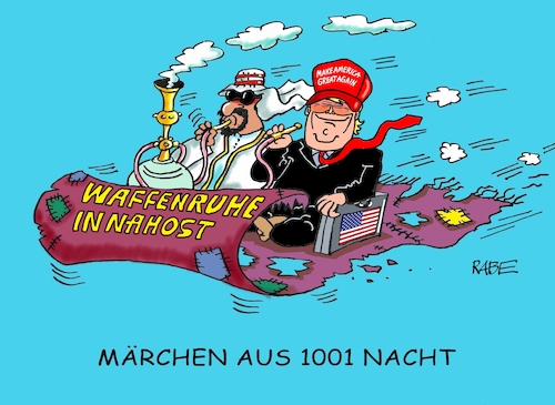 Cartoon: Teppichhändler (medium) by RABE tagged trump,kanada,gipfel,gipfeltreffen,staatschefs,rabe,ralf,böhme,cartoon,karikatur,pressezeichnung,farbcartoon,tagescartoon,gespenst,geist,angst,donald,usa,nato,natoaustritt,schild,gazakrieg,nahost,waffenruhe,friedensplan,hamas,netanjahu,teppich,teppichhändler,märchen,trump,kanada,gipfel,gipfeltreffen,staatschefs,rabe,ralf,böhme,cartoon,karikatur,pressezeichnung,farbcartoon,tagescartoon,gespenst,geist,angst,donald,usa,nato,natoaustritt,schild,gazakrieg,nahost,waffenruhe,friedensplan,hamas,netanjahu,teppich,teppichhändler,märchen