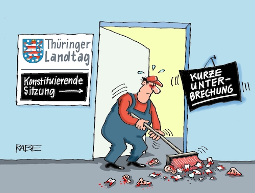 Thüringer Landtag sitzt