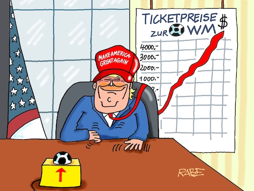 Cartoon: Ticketpreise (medium) by RABE tagged trump,präsident,usa,donald,einmarsch,erstürmung,cartoon,karikatur,pressezeichnung,rabe,ralf,böhme,farbcartoon,tagescartoon,venezuela,südamerika,maduro,regimewechsel,weltordnung,kongress,völkerrecht,oval,office,schreibtisch,bilanz,diagramm,dollar,fußball,wm,weltmeisterschaft,endspiel,sport,trump,präsident,usa,donald,einmarsch,erstürmung,cartoon,karikatur,pressezeichnung,rabe,ralf,böhme,farbcartoon,tagescartoon,venezuela,südamerika,maduro,regimewechsel,weltordnung,kongress,völkerrecht,oval,office,schreibtisch,bilanz,diagramm,dollar,fußball,wm,weltmeisterschaft,endspiel,sport