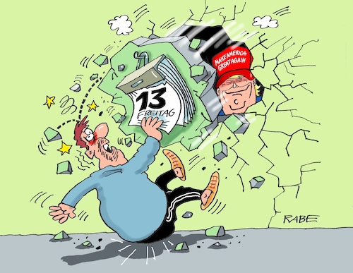 Trump durch die Wand Trump durch die Wand