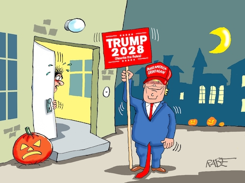 Cartoon: Trump kandidiert (medium) by RABE tagged halloween,grusel,kürbis,süßes,saures,kinder,masken,verkleidung,winter,schneemann,jahrhundertwinter,donald,trump,amtszeit,wiederwahl,präsident,kultur,fest,feier,halloween,grusel,kürbis,süßes,saures,kinder,masken,verkleidung,winter,schneemann,jahrhundertwinter,donald,trump,amtszeit,wiederwahl,präsident,kultur,fest,feier