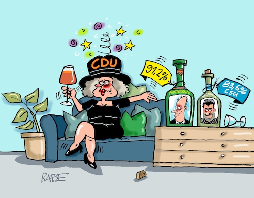 Cartoon: Völlig beschwippst (medium) by RABE tagged merz,kanzler,koalition,union,spd,klingbeil,cartoon,karikatur,pressezeichnung,farbcartoon,tagescartoon,bürokratie,verwaltung,beamte,modernisierung,monster,drachen,schwert,holzschwert,nägel,säge,cdu,bundesparteitag,wahlergebnis,parteivorsitz,prozent,alkohol,schnapsflasche,trunkenheit,besoffen,tante,couch,söder,csu,merz,kanzler,koalition,union,spd,klingbeil,cartoon,karikatur,pressezeichnung,farbcartoon,tagescartoon,bürokratie,verwaltung,beamte,modernisierung,monster,drachen,schwert,holzschwert,nägel,säge,cdu,bundesparteitag,wahlergebnis,parteivorsitz,prozent,alkohol,schnapsflasche,trunkenheit,besoffen,tante,couch,söder,csu