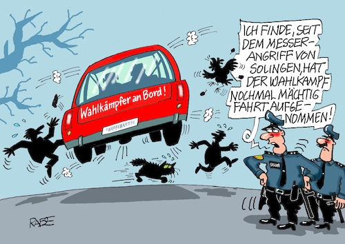 Wahlkämpfer an Bord