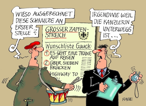Zapfenstreich Gauck