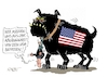 Cartoon: Abhängigkeit (small) by RABE tagged merz,kanzler,koalition,union,spd,klingbeil,cartoon,karikatur,pressezeichnung,farbcartoon,tagescartoon,bürokratie,verwaltung,beamte,modernisierung,monster,drachen,schwert,holzschwert,nägel,säge,msc,münchen,sicherheitskonferenz,sicherheit,rede,rubio,usa,trump,hund,halsband,hundehalsband,eu,europa