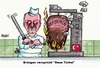 Cartoon: Erdogan Wahlen (small) by RABE tagged erdogan,türkei,halbmond,wahlen,präsidentenwahlen,istanbul,islamisten,wahlurne,wahlkabine,reformen,rabe,ralf,böhme,cartoon,karikatur,pressezeichnung,farbcartoon,tagescartoon,döhner,döhnergrill,flammen,feuer,brand,streichholz,staatsoberhaupt,akp,konservativ