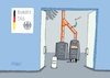Cartoon: Es raucht mächtig (small) by RABE tagged merz,groko,spd,union,posten,postenvergabe,rabe,ralf,böhme,cartoon,karikatur,pressezeichnung,farbcartoon,tagescartoon,schaufenster,deko,umbau,laden,ladenhüter,regierungsbildung,kanzlerwahl,misstrauen,wahlgang,mehrheit,ofen,rauch,konklave