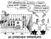 Cartoon: Generaldebatte (small) by RABE tagged reichstag,absperrgitter,haushaltsdebatte,effektivität,sicherheit,terror