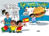 Cartoon: Griechenburger (small) by RABE tagged griechenland,athen,austritt,eurozone,linksbündnis,rabe,ralf,böhme,cartoon,karikatur,pressezeichnung,farbcartoon,tagescartoon,syriza,tsipras,ezb,brüssel,schuldenschnitt,hamburger,burger,burgerking,schulden,schuldenerlass,spanien,portugal