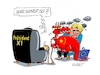 Cartoon: Harmonie (small) by RABE tagged merz,union,kanzler,fritze,koalition,spd,klingbeil,bundesregierung,rabe,ralf,böhme,cartoon,karikatur,pressezeichnung,farbcartoon,tagescartoon,trump,putin,krisen,tv,nachrichten,gipfel,gipfeltreffen,eu,europa,china,von,der,leyen,handel,handelsbeziehungen,strafzoll,drache,drachen,peking,diplomatie