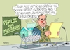 Cartoon: Knickfußexperte (small) by RABE tagged merz,union,kanzler,fritze,koalition,spd,klingbeil,bundesregierung,rabe,ralf,böhme,cartoon,karikatur,pressezeichnung,farbcartoon,tagescartoon,trump,putin,krisen,tv,nachrichten,waschmaschine,pistorius,bundeswehr,wehrdienst,wehrgesetz,musterung,los,lostrommel,ziehung,schuhgröße