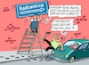 Cartoon: Leiterwitz (small) by RABE tagged bude,verkaufsstand,stand,verkäufer,schirm,schirmherr,schirmherrschaft,rabe,ralf,böhme,cartoon,karikatur,pressezeichnung,farbcartoon,tagescartoon,freitag,dreizehnter,unglück,pech,pechvogel,unglücksrabe,der,dreizehnte,leiter,aberglaube,unfall,crash
