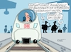 Cartoon: Merz fährt ab (small) by RABE tagged merz,kanzler,koalition,union,spd,klingbeil,cartoon,karikatur,pressezeichnung,farbcartoon,tagescartoon,db,bahn,frühling,frühjahr,frühjahrsputz,ice,zug,blumenkasten,blumenkästen,cockpit,lok,lokführer,bahnsteig,bahnhof,verspätung,zugausfälle,versprechen,reformen,tankrabatt,wahlversprechen,lüge,verkehr
