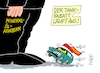 Cartoon: Protest (small) by RABE tagged merz,kanzler,koalition,union,spd,klingbeil,cartoon,karikatur,pressezeichnung,farbcartoon,tagescartoon,db,bahn,frühling,frühjahr,frühjahrsputz,ice,zug,blumenkasten,blumenkästen,esc,songcontest,tankstelle,rabatt,tankrabatt,autofahrer,protest,spritpreis,benzinpreis,zapfsäule,mineralölkonzern,profit