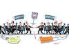 Cartoon: Rekordausgaben (small) by RABE tagged merz,union,kanzler,fritze,koalition,spd,klingbeil,bundesregierung,rabe,ralf,böhme,cartoon,karikatur,pressezeichnung,farbcartoon,tagescartoon,trump,putin,krisen,tv,nachrichten,waschmaschine,thüringen,erfurt,voigt,doppelhaushalt,landeshaushalt,ausgaben,tau,tauziehen,brombeere,brombeerkoalition,bsw