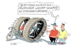 Cartoon: Sicherer Straßenverkehr (small) by RABE tagged merz,kanzler,koalition,union,spd,klingbeil,cartoon,karikatur,pressezeichnung,farbcartoon,tagescartoon,db,bahn,frühling,frühjahr,frühjahrsputz,ice,zug,blumenkasten,blumenkästen,verkehr,straßenverkehr,sicherheit,unfallgefahr,rad,fahrrad,radfahrer,radweg,reifen,räder,messer,klinge,säbel,waffe