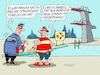 Cartoon: Sparzwang (small) by RABE tagged merz,kanzler,koalition,union,spd,klingbeil,cartoon,karikatur,pressezeichnung,farbcartoon,tagescartoon,db,bahn,frühling,frühjahr,frühjahrsputz,ice,zug,blumenkasten,blumenkästen,esc,songcontest,finanzminister,einsparung,sparmaßnahme,haushalt,reform,rente,ellterngeld,beamtenvergünstigung,bad,freibad,schwimmbad,sprungbrett,leiter,sprungturm,ordnungsamt