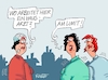 Cartoon: Straßenumbenennung (small) by RABE tagged merz,kanzler,koalition,union,spd,klingbeil,cartoon,karikatur,pressezeichnung,farbcartoon,tagescartoon,db,bahn,frühling,frühjahr,frühjahrsputz,ice,zug,blumenkasten,blumenkästen,esc,songcontest,hausarzt,hausarztpraxis,reform,straße,limit,gesundheitreform,arbeit,hausärzte