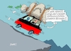 Cartoon: Verschuldung (small) by RABE tagged merz,kanzler,koalition,union,spd,klingbeil,cartoon,karikatur,pressezeichnung,farbcartoon,tagescartoon,db,bahn,frühling,frühjahr,frühjahrsputz,ice,zug,blumenkasten,blumenkästen,schulden,schuldendynamik,dynamik,abwärts,haushalt,haushaltsloch,finanzen,pkw,abhang,bergab