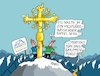 Cartoon: Zugspitz Summit (small) by RABE tagged merz,union,kanzler,fritze,koalition,spd,klingbeil,bundesregierung,rabe,ralf,böhme,cartoon,karikatur,pressezeichnung,farbcartoon,tagescartoon,trump,putin,krisen,tv,nachrichten,dobrindt,zugspitze,gipfel,gipfelkreuz,gruppenfoto,migration,migrationsgipfel,eu,europa,grenzkontrolle,zurückweisung,abschiebung