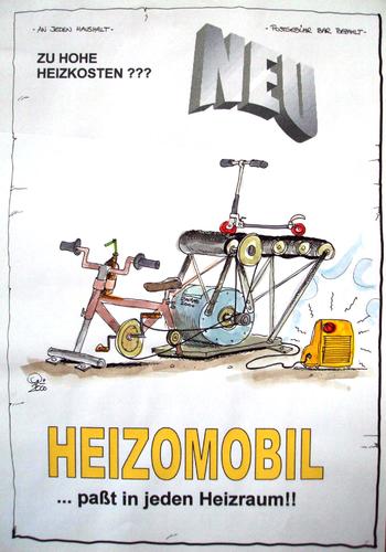 Cartoon: Heizomobil (medium) by erix tagged heizen