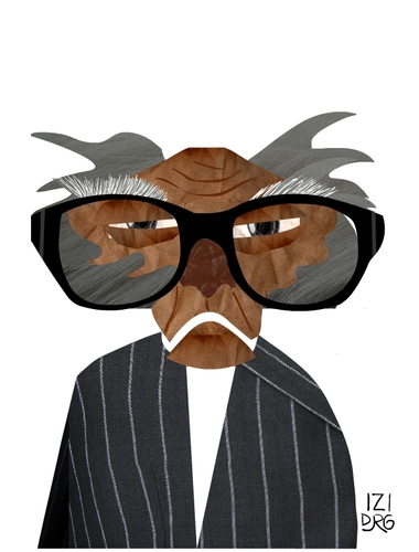 Cartoon: Saramago (medium) by izidro tagged saramago