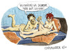 Cartoon: Flirten im Alter (small) by mele tagged flirten,kompliment,frauen,männer,beziehung,sex