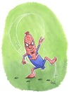 Cartoon: Spiderwuaaaarst (small) by mele tagged spiderman,wurst,comic