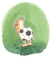 Cartoon: Warten auf den Anstoß (small) by mele tagged fussball,em,wurst