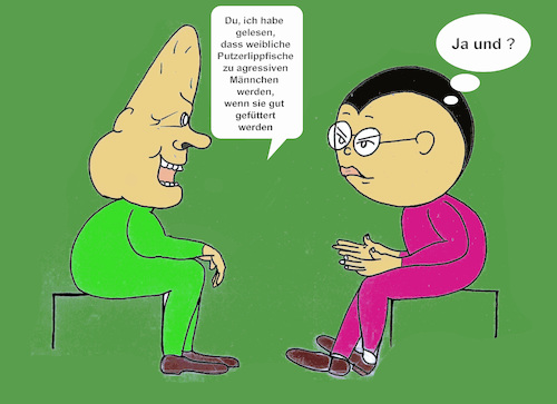 Cartoon: Quotenregelung ade (medium) by menschenskindergarten tagged quotenregelung,frauenquote,grüne,groko,spd,chancengleichheit