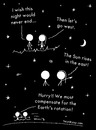 Cartoon: Summer night (small) by heyokyay tagged night,summer,stars,sun,universe,sunrise,romance,love,heyokyay