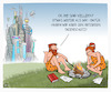Cartoon: Innovation Vs. Datenschutz (small) by Cloud Science tagged ki,datenschutz,ai,künstliche,intelligenz,chatgpt,verbot,innovation,prompt,generativ,zukunft