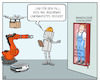Cartoon: Menschliche Flexibilität (small) by Cloud Science tagged ki roboter automatisierung künstliche intelligenz zukunft fabrik smart factory mensch maschine automation arbeit digital digitalisierung flexibilität