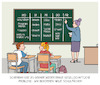 Cartoon: neues Schulfach (small) by Cloud Science tagged schule,bildung,schulfach,lernen,schulfächer,bildungspolitik,klassenzimmer,schüler,lehrer,stundenplan