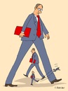Cartoon: Men big small (small) by Vladimir Nen tagged high,head,injustice,subordinates,little,people