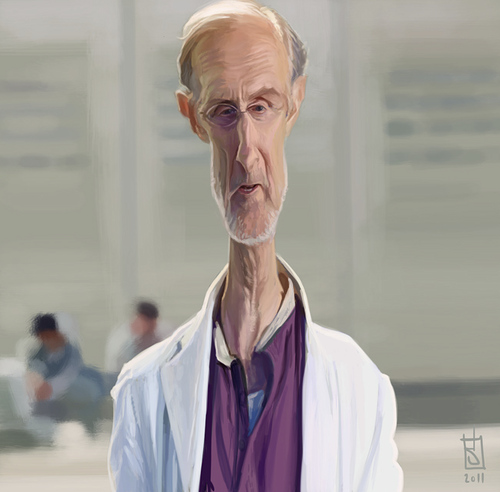 Cartoon: James Cromwell (medium) by sting-one tagged cromwell,james