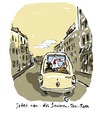 Cartoon: Senioren-Navi (small) by Bettina Bexte tagged tomtom,navi,senioren,auto,reise,stadt,fahrt,sehschwäche