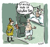 Cartoon: Valentins Tag (small) by Bettina Bexte tagged valentinstag,blumen,liebe,date,bett,missverständnis,geschenk,frauen,männer,verabredung
