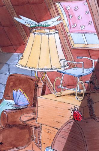 Cartoon: Bugs (medium) by stip tagged illustration,bugs,attic
