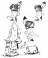 Cartoon: Wood Bee (small) by stip tagged indian,character,comic