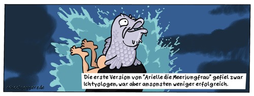 Cartoon: Schoolpeppers 232 (medium) by Schoolpeppers tagged disney,meerjungfrau,film