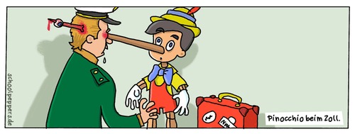 Cartoon: Schoolpeppers 88 (medium) by Schoolpeppers tagged zoll,pinnochio