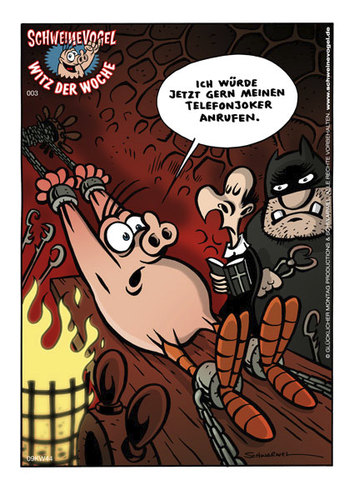 Cartoon: Schweinevogel Witz der Woche 003 (medium) by Schweinevogel tagged schweinevogel,funny,witz,cartoon,schwarwel