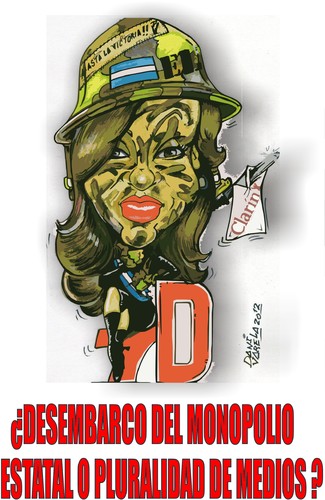 Cartoon: 7D (medium) by DANIEL EDUARDO VARELA tagged libertad