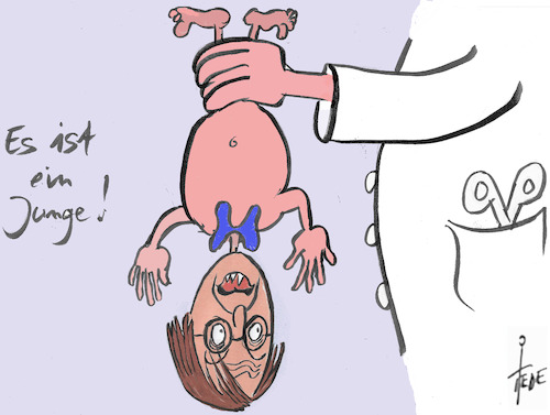 Cartoon: Karl Lauterbach (medium) by tiede tagged lauterbach,gesundheitsminister,spd,tiede,cartoon,karikatur,lauterbach,gesundheitsminister,spd,tiede,cartoon,karikatur