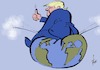 Cartoon: America first (small) by tiede tagged trump,klima,america,first,tiede,cartoon,karikatur