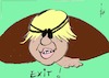 Cartoon: Exit (small) by tiede tagged boris,johnson,brexit,tiede,cartoon,karikatur