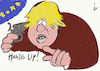Cartoon: Johnson-Hands Up! (small) by tiede tagged boris,johnson,eu,brexit,tiede,cartoon,karikatur