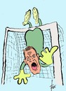 Cartoon: Manuel Neuer (small) by tiede tagged brasilien,2014,manuel,neuer,torwart,nationalmannschaft